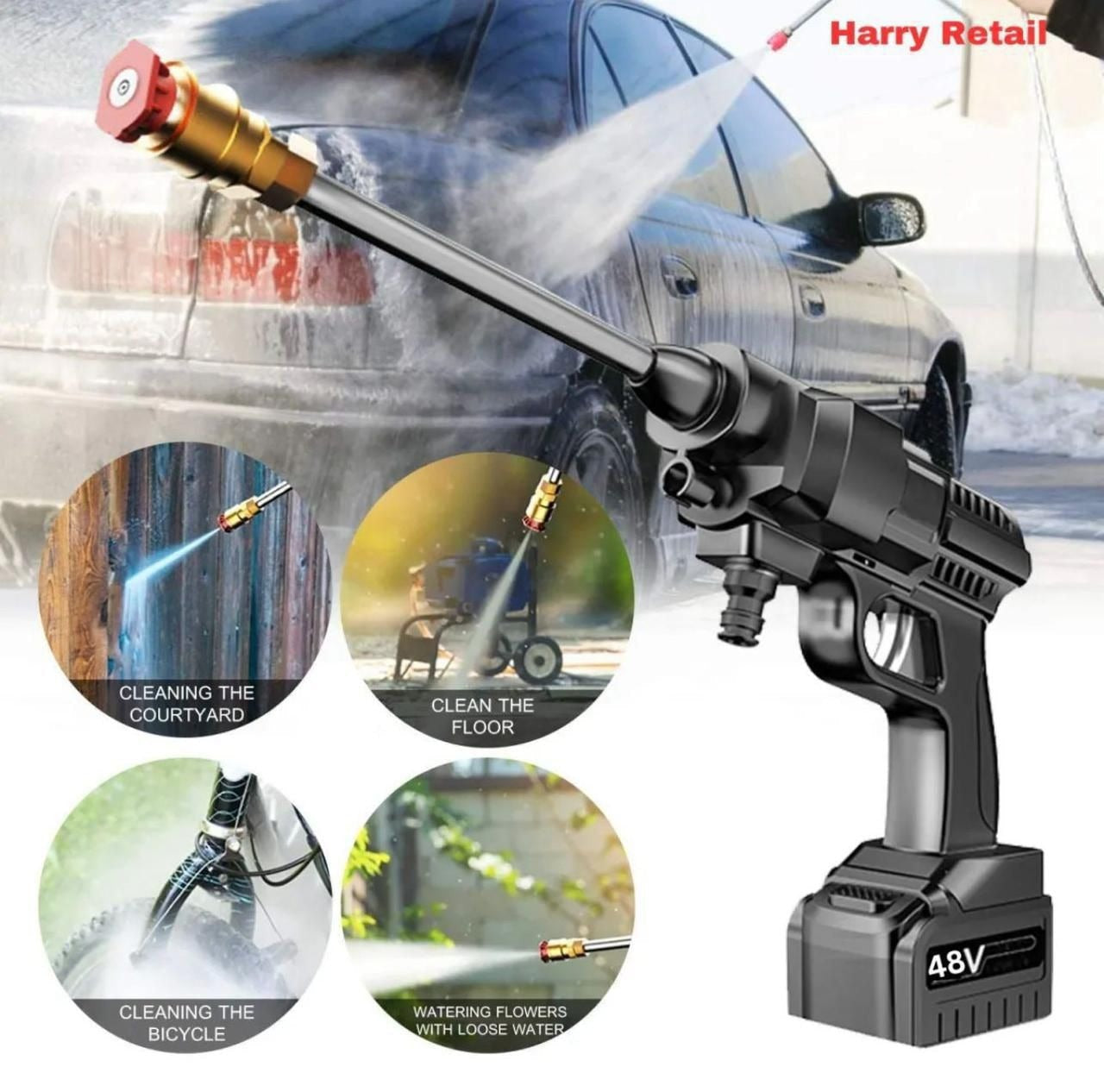 Automatic Cordless Car Wash Spray Gun