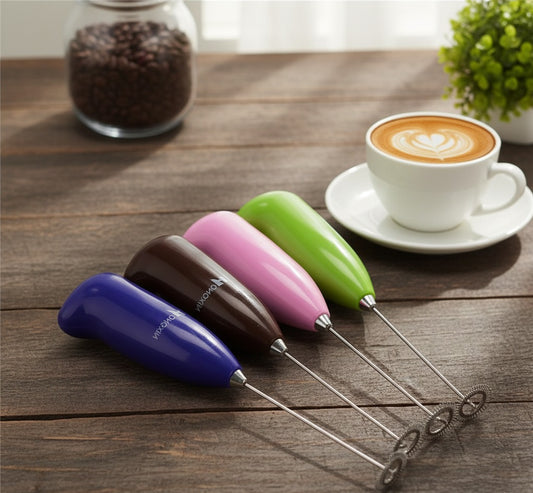 Coffee Beater & Milk Frother – Mini Handheld Egg Whisk